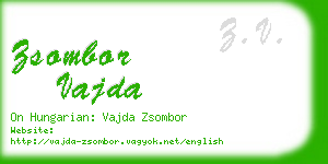 zsombor vajda business card